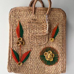 1970s Fidepal Mexican Straw Tote
